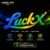 LUCKX App download screen with sports, casino, and cricket gaming options.